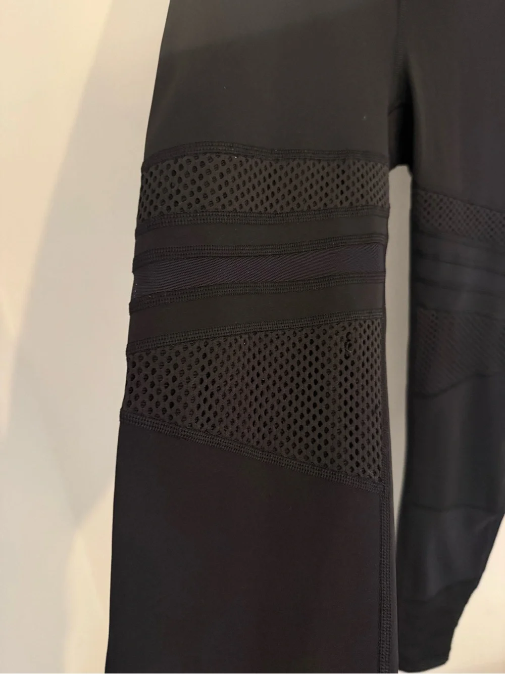 Lululemon Wunder Under Mix & Mesh High Rise 28” Leggings Black Size 6